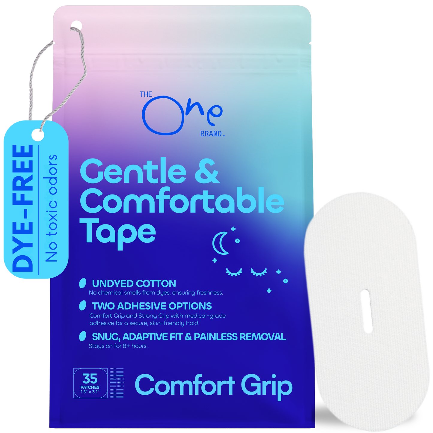 Mouth Tape for Sleeping (Undyed). Two Strengths available - Strong Grip